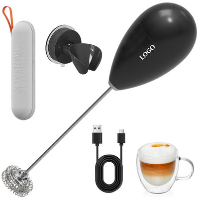 calidad  Suction Cup Wall Mount Electric Milk Frother Uses Safe Lithium Battery fábrica